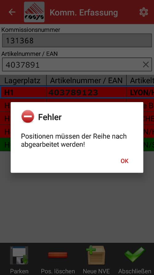 Tourenplanung Auslieferung