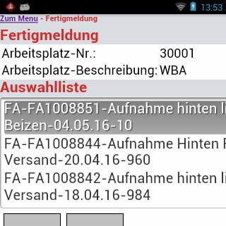 Ready message production order