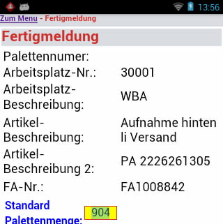 Ready message production order