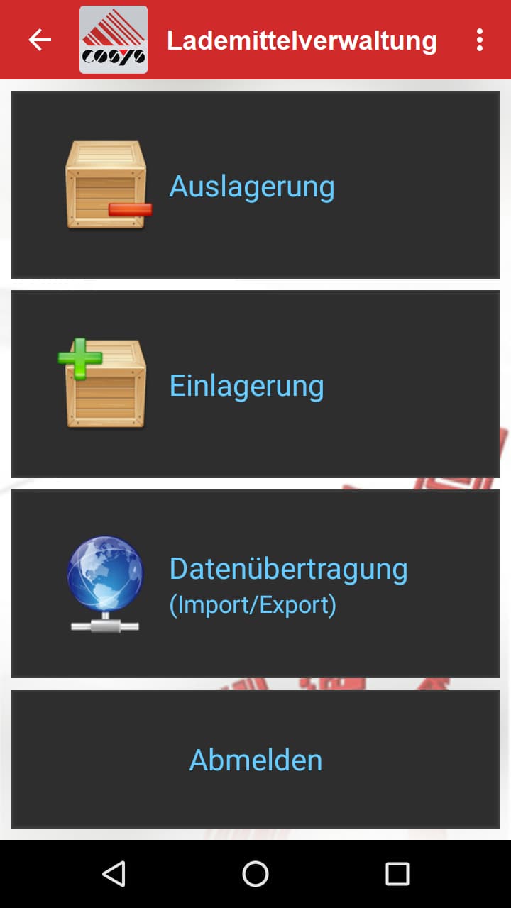 Loading equipment management