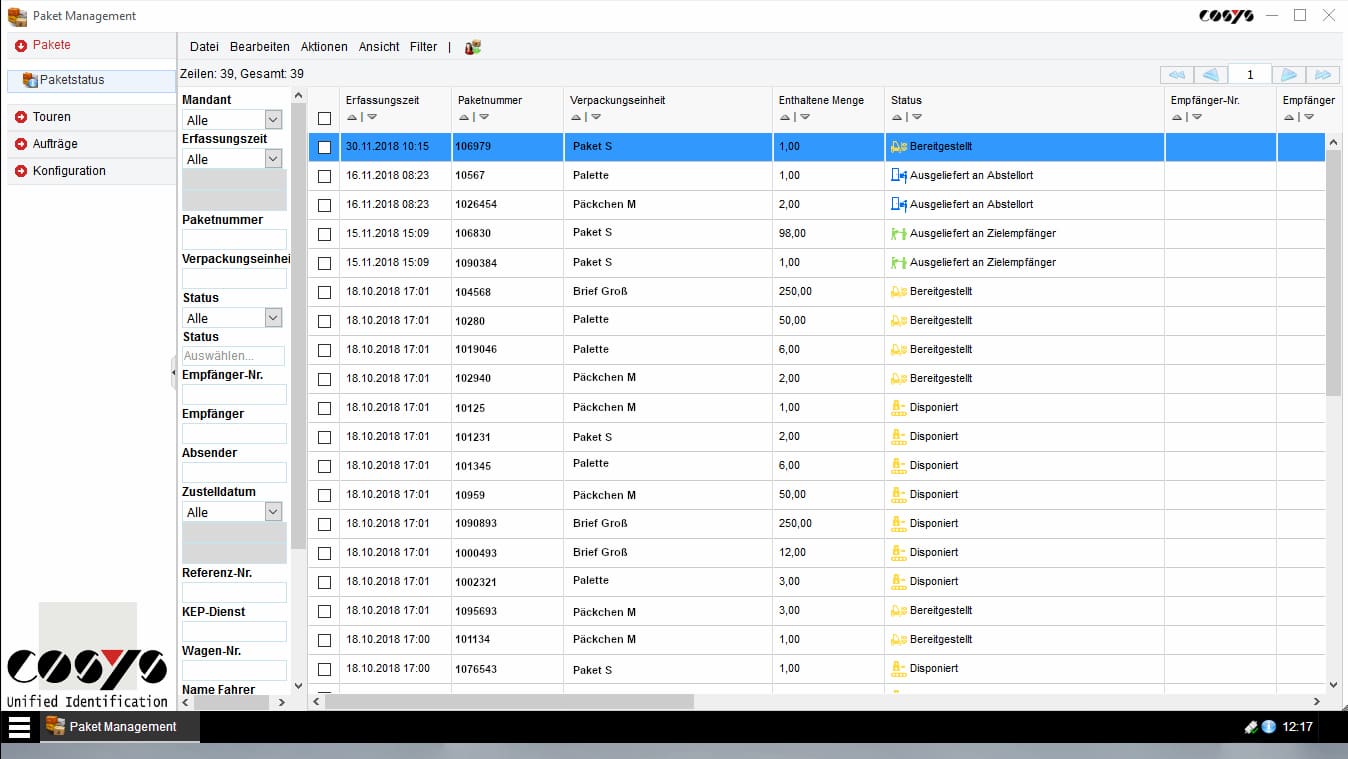 Delivery scanning reverse / collection from customers