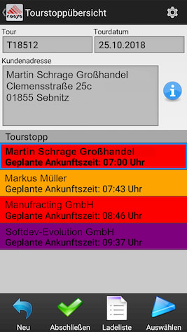 Delivery scanning reverse / collection from customers