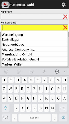 Delivery scanning reverse / collection from customers