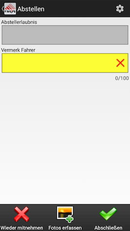 Delivery Delivery scanning Mobile data capture