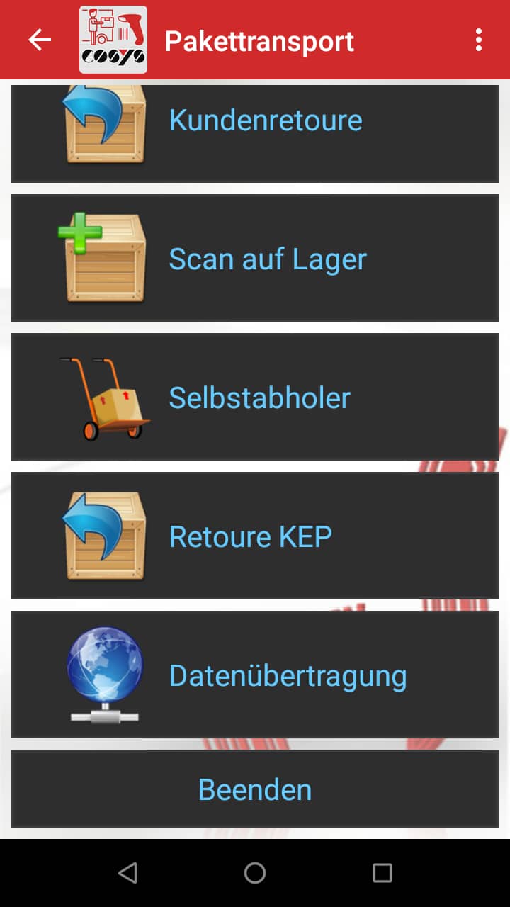 Transport in Package Management Software Modules