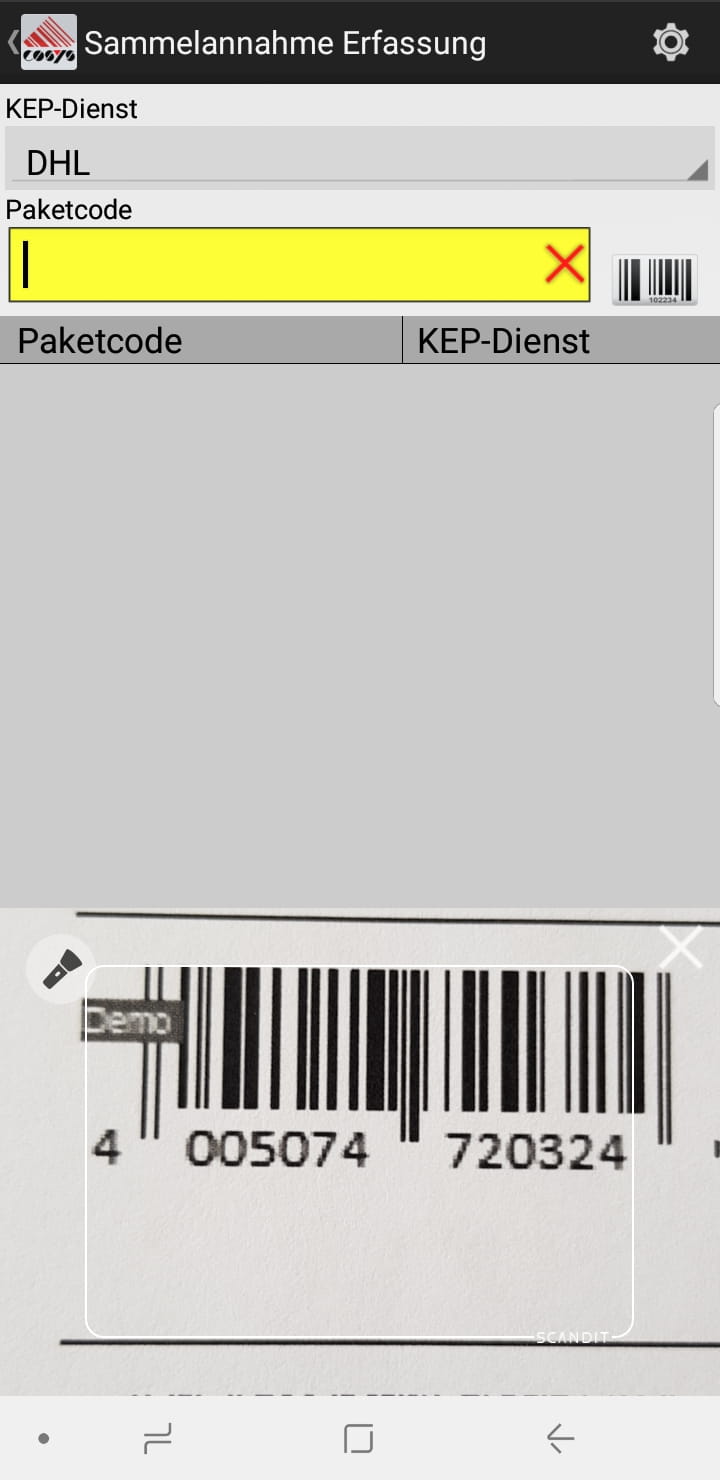 Goods Receipt Article Overview Android Software by COSYS