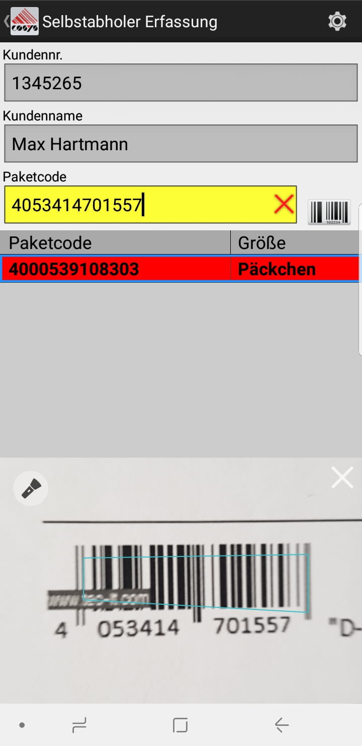 Goods Receipt Article Overview Android Software by COSYS