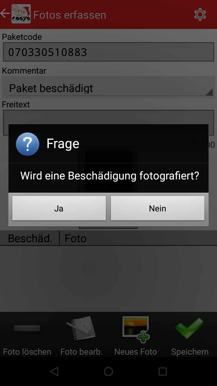 Goods Receipt Article Overview Android Software by COSYS