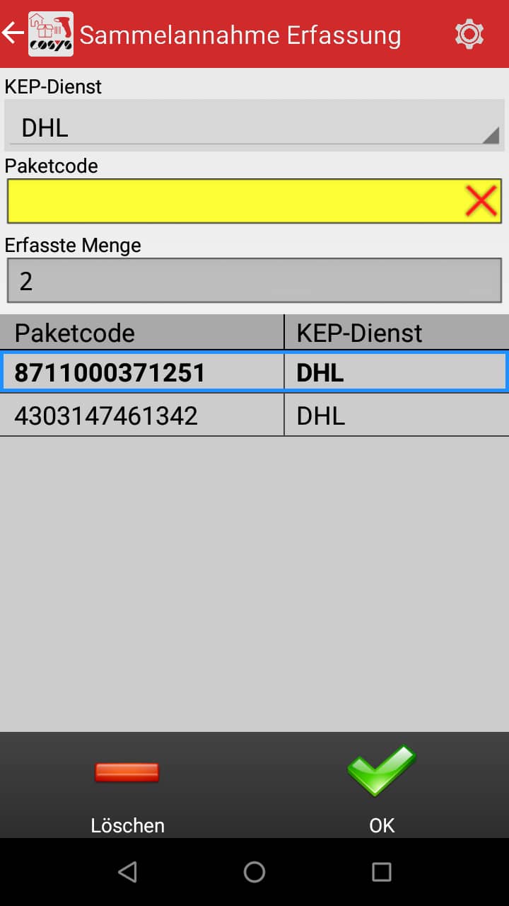Goods Receipt Article Overview Android Software by COSYS