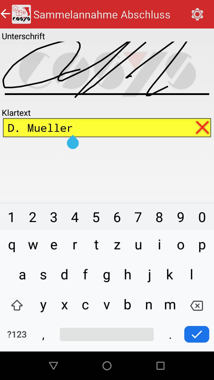 Goods Receipt Article Overview Android Software by COSYS