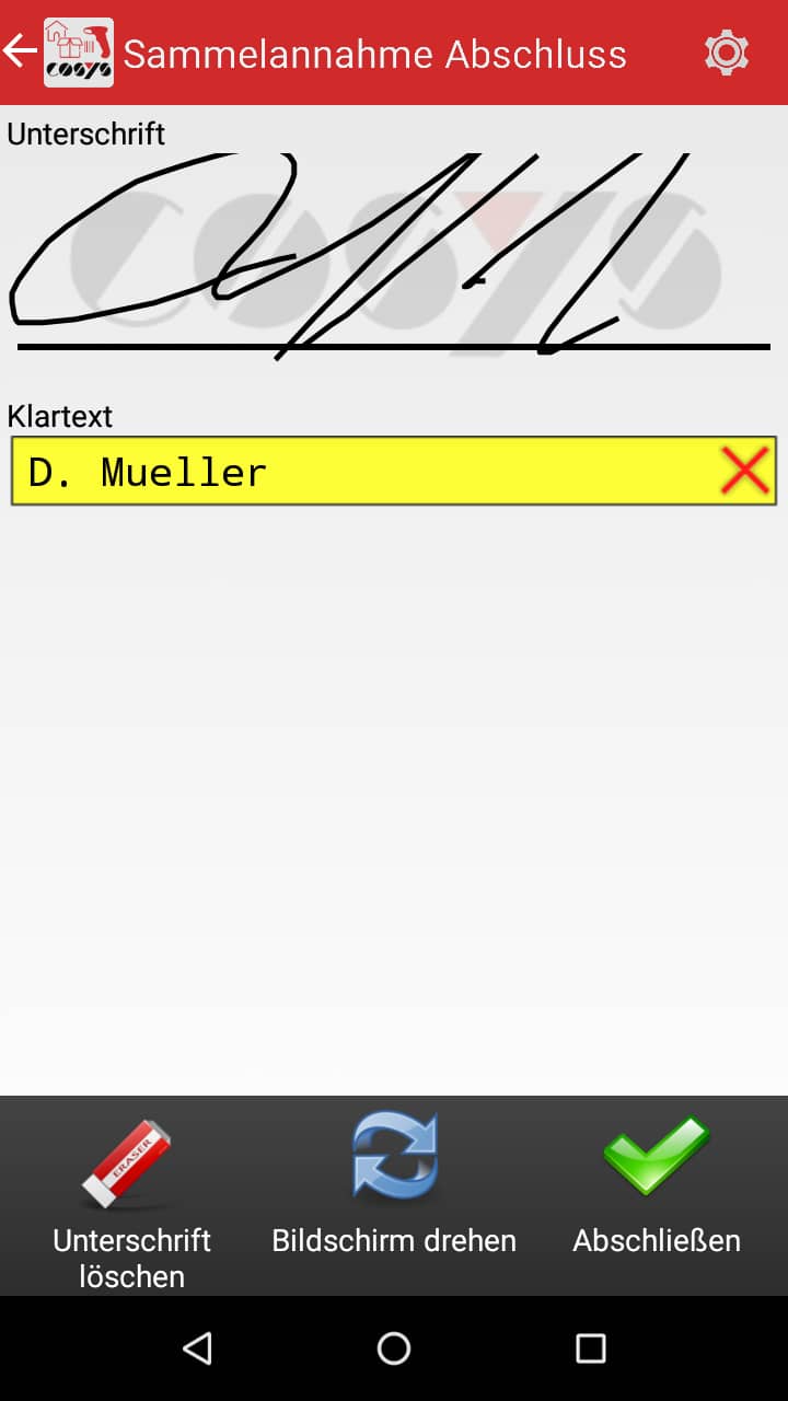 Goods Receipt Article Overview Android Software by COSYS