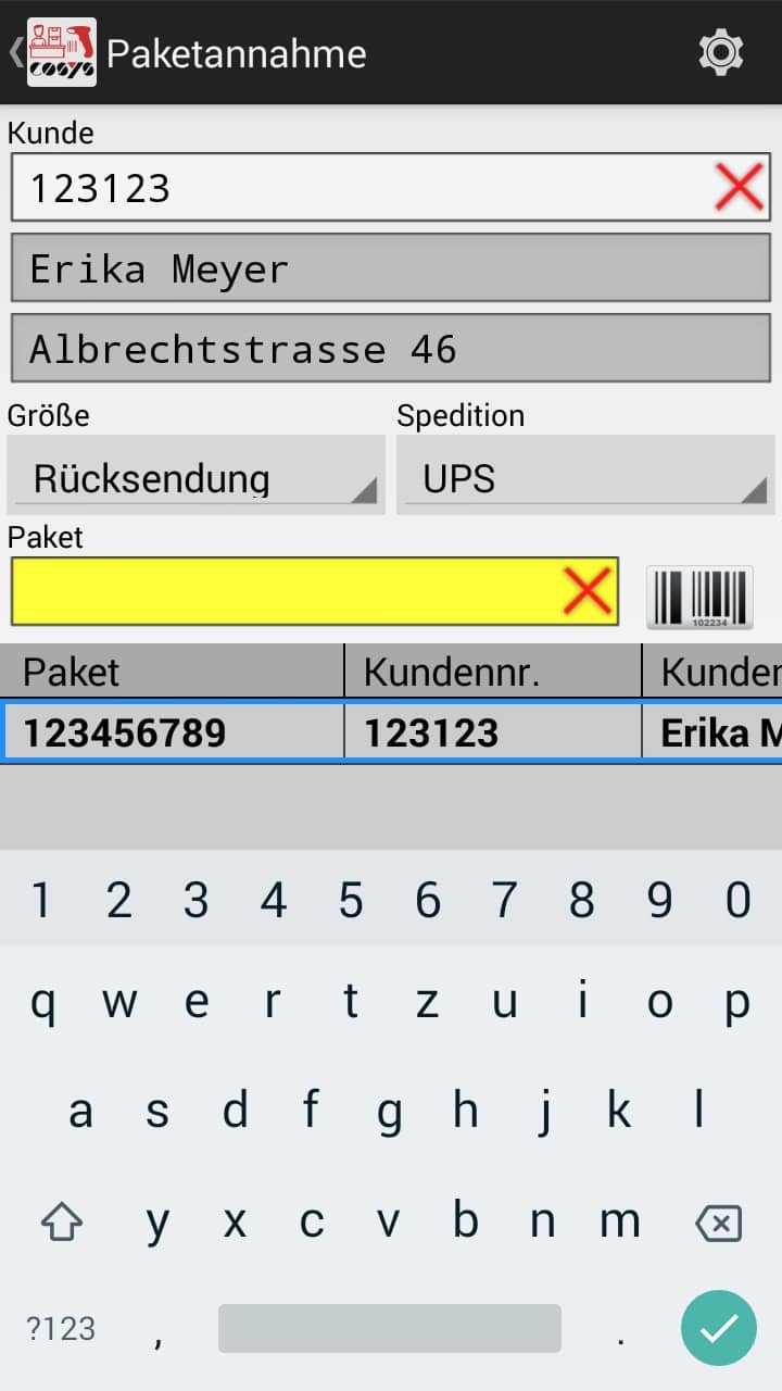Goods Receipt Article Overview Android Software by COSYS Goods Receipt Article Overview Android Software by COSYS