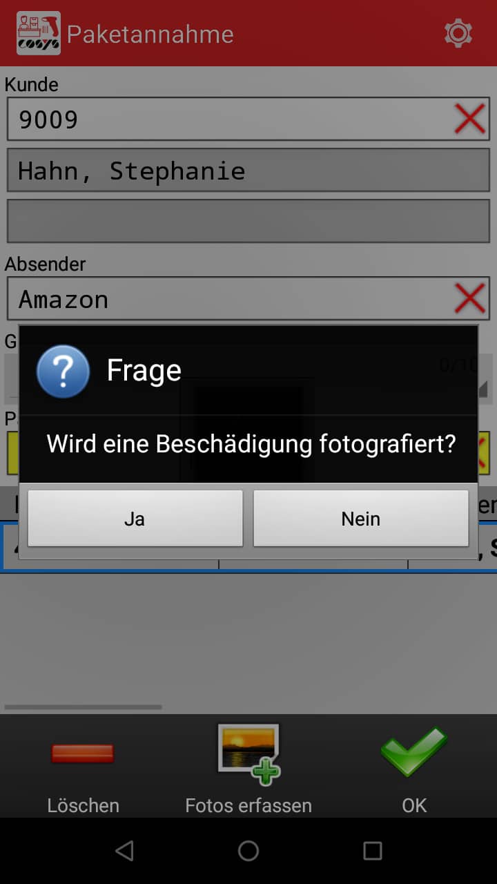 Parcel acceptance parcel store software Parcel acceptance parcel store software