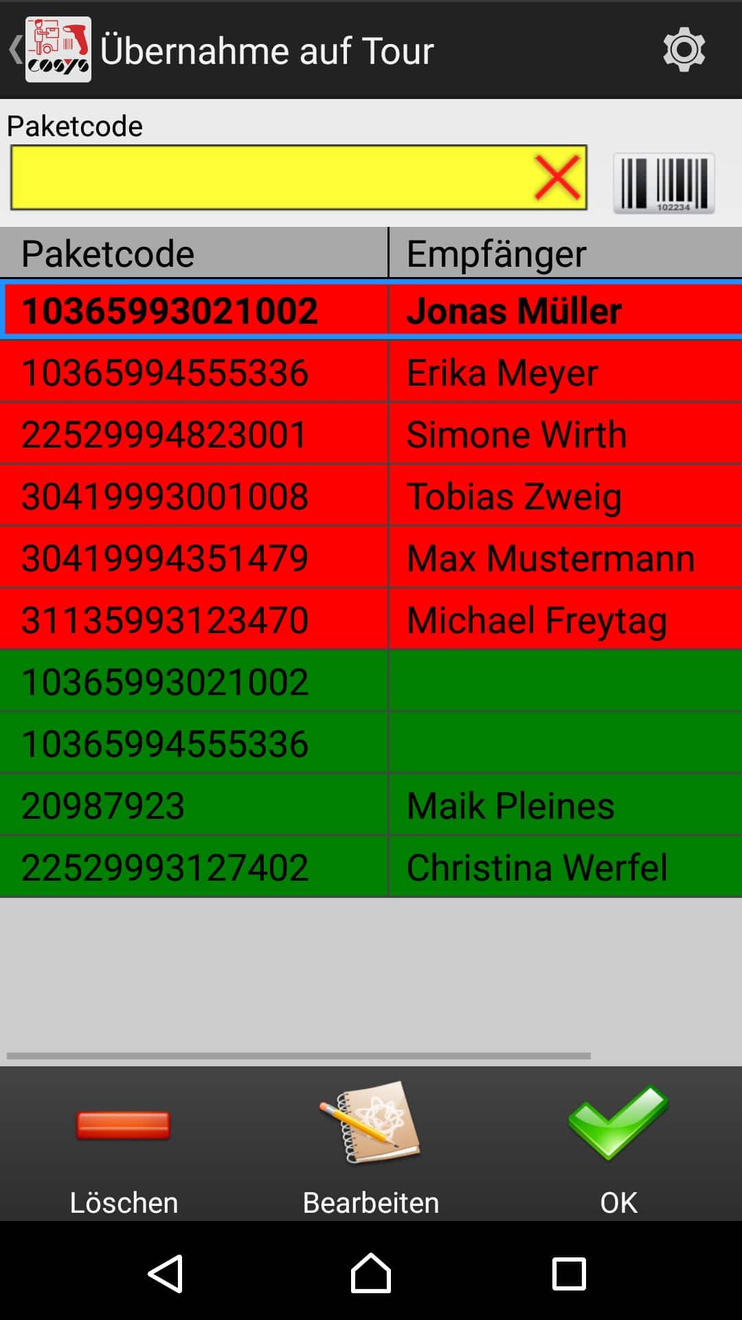 Goods Receipt Article Overview Android Software by COSYS Goods Receipt Article Overview Android Software by COSYS