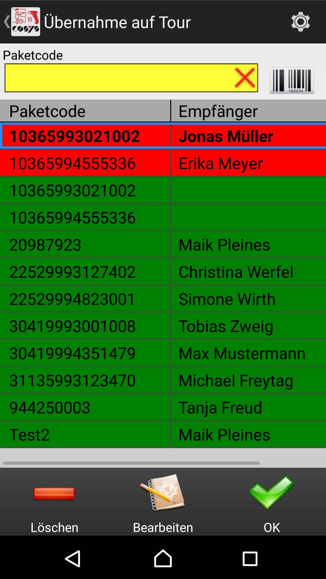 Goods Receipt Article Overview Android Software by COSYS Goods Receipt Article Overview Android Software by COSYS