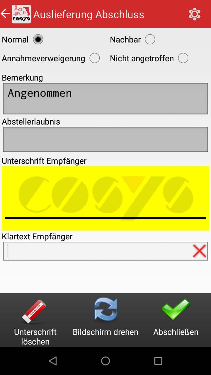 Transport im Paket Management Softwaremodule